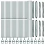 Poste de Cerca Set de 104 Verde Acero recubierto de polvo by , fence posts - Ref: Foro24-3350232, Price: 539,48 €, Discount: %
