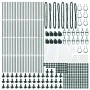 Poste de Cerca Set de 104 Verde Acero recubierto de polvo by , fence posts - Ref: Foro24-3350232, Price: 539,48 €, Discount: %