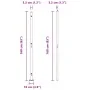 Poste de Cercado Set de 52 Verde Concreto, Acero by , fence posts - Ref: Foro24-3350231, Price: 271,87 €, Discount: %