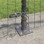Poste de Cerca Set de 26 Gris Concreto, Metal 3.2 x 3.2 x 70 cm by , fence posts - Ref: Foro24-3350239, Price: 188,68 €, Disc...