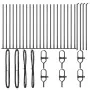Postes de Cerca Set de 26 Gris Concreto, Metal 3.2 x 3.2 x 110 cm de , Postes de cerca - Ref: Foro24-3350243, Precio: 224,55 ...