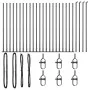 Postes de Cerca Set de 52 Gris Concreto 3.2 x 3.2 x 83.5 cm by , fence posts - Ref: Foro24-3350249, Price: 272,49 €, Discount: %