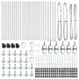 Postes de Cerca Set de 26 Acero galvanizado 3.2 x 3.2 x 50 cm by , fence posts - Ref: Foro24-3350253, Price: 165,27 €, Discou...