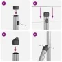 Postes de Cerca Set de 26 Acero galvanizado 3.2 x 3.2 x 50 cm by , fence posts - Ref: Foro24-3350253, Price: 165,27 €, Discou...
