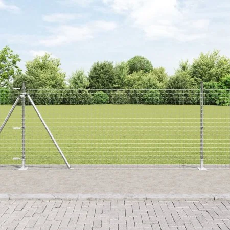 Postes de cerca Juego de 26 Acero galvanizado 3.2 x 3.2 x 110 cm by , fence posts - Ref: Foro24-3350261, Price: 205,08 €, Dis...