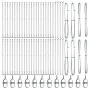 Postes de Cerca Juego de 104 Acero galvanizado 3.2 x 3.2 x 68.5 cm de , Postes de cerca - Ref: Foro24-3350264, Precio: 446,72...
