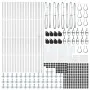 Postes de Cerca Juego de 104 Acero galvanizado 3.2 x 3.2 x 68.5 cm de , Postes de cerca - Ref: Foro24-3350264, Precio: 446,72...