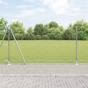 Postes de Cerca Juego de 52 Acero galvanizado 3.2 x 3.2 x 78.5 cm by , fence posts - Ref: Foro24-3350265, Price: 239,76 €, Di...