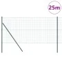 Euro Fence con 13 postes 1.2x25 m de acero galvanizado verde de , Paneles de vallas - Ref: Foro24-3350315, Precio: 212,10 €, ...