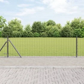 Valla Europea con 13 Postes Flangeados 0.6x25 m