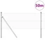 Cerca de Alambre Soldado con 13 Postes 0.6x50 m de Acero Galvanizado de , Paneles de vallas - Ref: Foro24-3351635, Precio: 18...