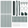 Cerca de Alambre Soldado con 13 Postes Verde 1x25 m Acero by , fence panels - Ref: Foro24-3351726, Price: 141,75 €, Discount: %