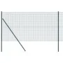 Cerca de Alambre Soldado con 13 Postes Verde 1x25 m Acero by , fence panels - Ref: Foro24-3351726, Price: 141,75 €, Discount: %