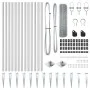 Juego de Postes de Cerca Set de 2 Acero galvanizado 25 x 1 m von , Zaunpaneele - Ref: Foro24-3351963, Preis: 214,38 €, Rabatt: %