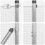 Valla de Alambre Soldado con 13 Postes con Punta 1.5x25 m Acero Galvanizado von , Zaunpaneele - Ref: Foro24-3351973, Preis: 3...