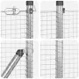 Cerca de Alambre Soldado con 13 Picos de Anclaje 0.6x50 m Acero Galvanizado by , fence panels - Ref: Foro24-3351990, Price: 3...