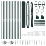 Cerca de alambre soldado con 13 postes de anclaje en pico verde 1x25 m de acero by , fence panels - Ref: Foro24-3352081, Pric...