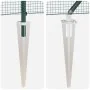 Cerca de alambre soldado con 13 postes de anclaje en pico verde 1x25 m de acero by , fence panels - Ref: Foro24-3352081, Pric...