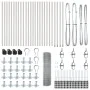 Cerca de Alambre Soldado con 13 Postes con Flange 0.6x50 m de Acero Galvanizado by , fence panels - Ref: Foro24-3352345, Pric...