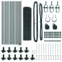 Cerca de Alambre Soldado con 13 Postes Flangados Verde 0.5x25 m de Acero von , Zaunpaneele - Ref: Foro24-3352423, Preis: 131,...