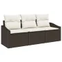 Conjunto de Sofá de Jardín Conjunto de 3 Marrón Ratán by , Outdoor sofas - Ref: Foro24-3355247, Price: 238,22 €, Discount: %