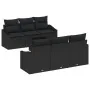 Conjunto de Sofás de Jardín de 7 Piezas con Cojines Negro Ratán von , Outdoor-Sofas - Ref: Foro24-3355282, Preis: 522,45 €, R...