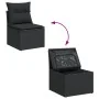 Conjunto de Sofá de Jardín Set de 8 Negro Ratán von , Outdoor-Sofas - Ref: Foro24-3355302, Preis: 562,00 €, Rabatt: %