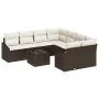 Conjunto de Sofá de Jardín Conjunto de 9 Marrón Ratán von , Outdoor-Sofas - Ref: Foro24-3355327, Preis: 624,43 €, Rabatt: %
