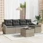 Juego de Sofá de Jardín Set de 6 Beige Ratan Sofá de Exterior by , Outdoor sofas - Ref: Foro24-3355361, Price: 400,52 €, Disc...