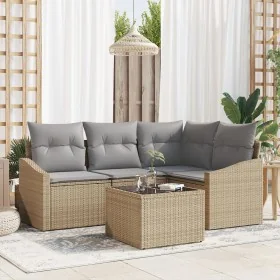 Juego de Sofá de Jardín Set de 5 Beige Ratán von , Outdoor-Sofas - Ref: Foro24-3355379, Preis: 361,71 €, Rabatt: %