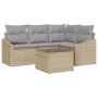 Juego de Sofá de Jardín Set de 5 Beige Ratán von , Outdoor-Sofas - Ref: Foro24-3355379, Preis: 361,71 €, Rabatt: %