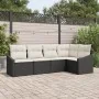 Set de Sofá de Jardín Set de 5 Beige Ratán, Poliéster by , Outdoor sofas - Ref: Foro24-3355386, Price: 345,02 €, Discount: %