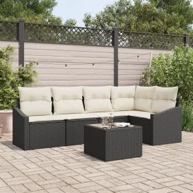 Juego de Sofá para Jardín Conjunto de 6 Beige, Café by , Outdoor sofas - Ref: Foro24-3355396, Price: 399,37 €, Discount: %