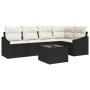 Juego de Sofá para Jardín Conjunto de 6 Beige, Café by , Outdoor sofas - Ref: Foro24-3355396, Price: 399,37 €, Discount: %