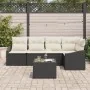 Juego de Sofá para Jardín Conjunto de 6 Beige, Café by , Outdoor sofas - Ref: Foro24-3355396, Price: 399,37 €, Discount: %