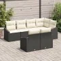 Conjunto de comedor de jardín de 7 piezas con cojines de ratán negro by , Outdoor sofas - Ref: Foro24-3355426, Price: 524,41 ...
