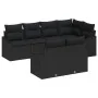 Conjunto de Sofá de Jardín 7 Piezas Negro by , Outdoor sofas - Ref: Foro24-3355432, Price: 545,41 €, Discount: %