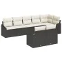 Juego de Comedor de Jardín de 8 Piezas con Cojines de Ratan Negro von , Outdoor-Sofas - Ref: Foro24-3355436, Preis: 569,55 €,...