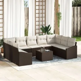 Conjunto de Sofá de Jardín Set de 10 Marfil Ratán Sintético by , Outdoor sofas - Ref: Foro24-3355557, Price: 679,25 €, Discou...