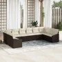 Set de Sofá de Jardín Set de 10 Beige Ratan Banco de Jardín by , Outdoor sofas - Ref: Foro24-3355567, Price: 631,21 €, Discou...