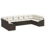 Set de Sofá de Jardín Set de 10 Beige Ratan Banco de Jardín by , Outdoor sofas - Ref: Foro24-3355567, Price: 631,21 €, Discou...