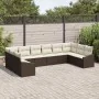 Set de Sofá de Jardín Set de 10 Beige Ratan Banco de Jardín by , Outdoor sofas - Ref: Foro24-3355567, Price: 631,21 €, Discou...
