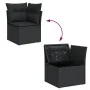 Set de Sofá de Jardín Set de 10 Negro Ratán, Poliéster von , Outdoor-Sofas - Ref: Foro24-3355572, Preis: 630,31 €, Rabatt: %