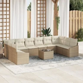 Comprar Juego de Sofá de Jardín 11 Piezas Beige
