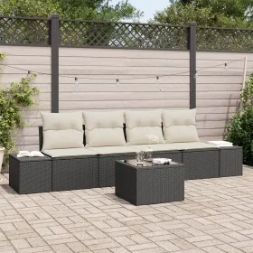 Set de Sofá de Jardín de 5 Piezas con Cojines