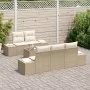 Conjunto de sofá de jardín de 6 piezas con cojines beige poliratán by , Outdoor sofas - Ref: Foro24-3355610, Price: 543,83 €,...