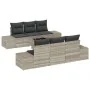 Juego de Sofá de Jardín Conjunto de 7 Gris Claro, Gris Oscuro by , Outdoor sofas - Ref: Foro24-3355621, Price: 582,36 €, Disc...