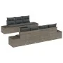 Juego de Sofá de Jardín de 8 Piezas con Cojines Gris Poliratán by , Outdoor sofas - Ref: Foro24-3355638, Price: 621,67 €, Dis...