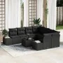 Juego de Sofá de Jardín de 9 Piezas con Cojines Negro Poliratán von , Outdoor-Sofas - Ref: Foro24-3355672, Preis: 626,16 €, R...