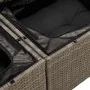 Juego de Sofás de Jardín de 4 Piezas con Cojines Gris Ratán Sintético by , Outdoor sofas - Ref: Foro24-3355678, Price: 305,20...